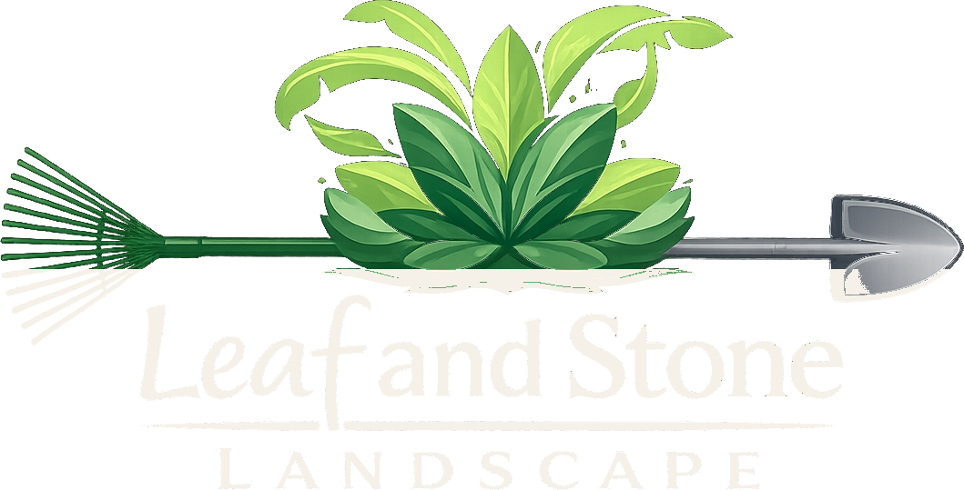 Leaf and Stone Landscape