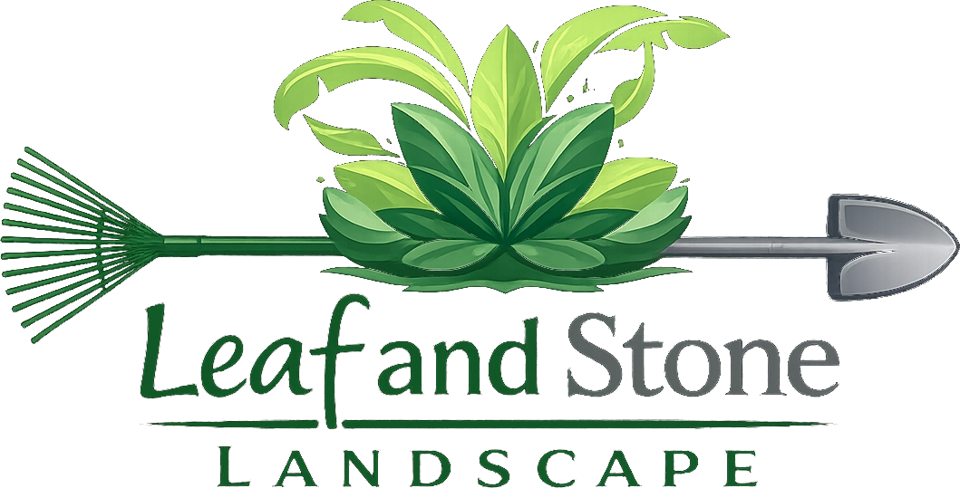 Leaf and Stone Landscape