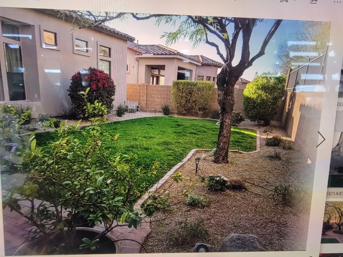 Las Sendas raised garden area before the transformation