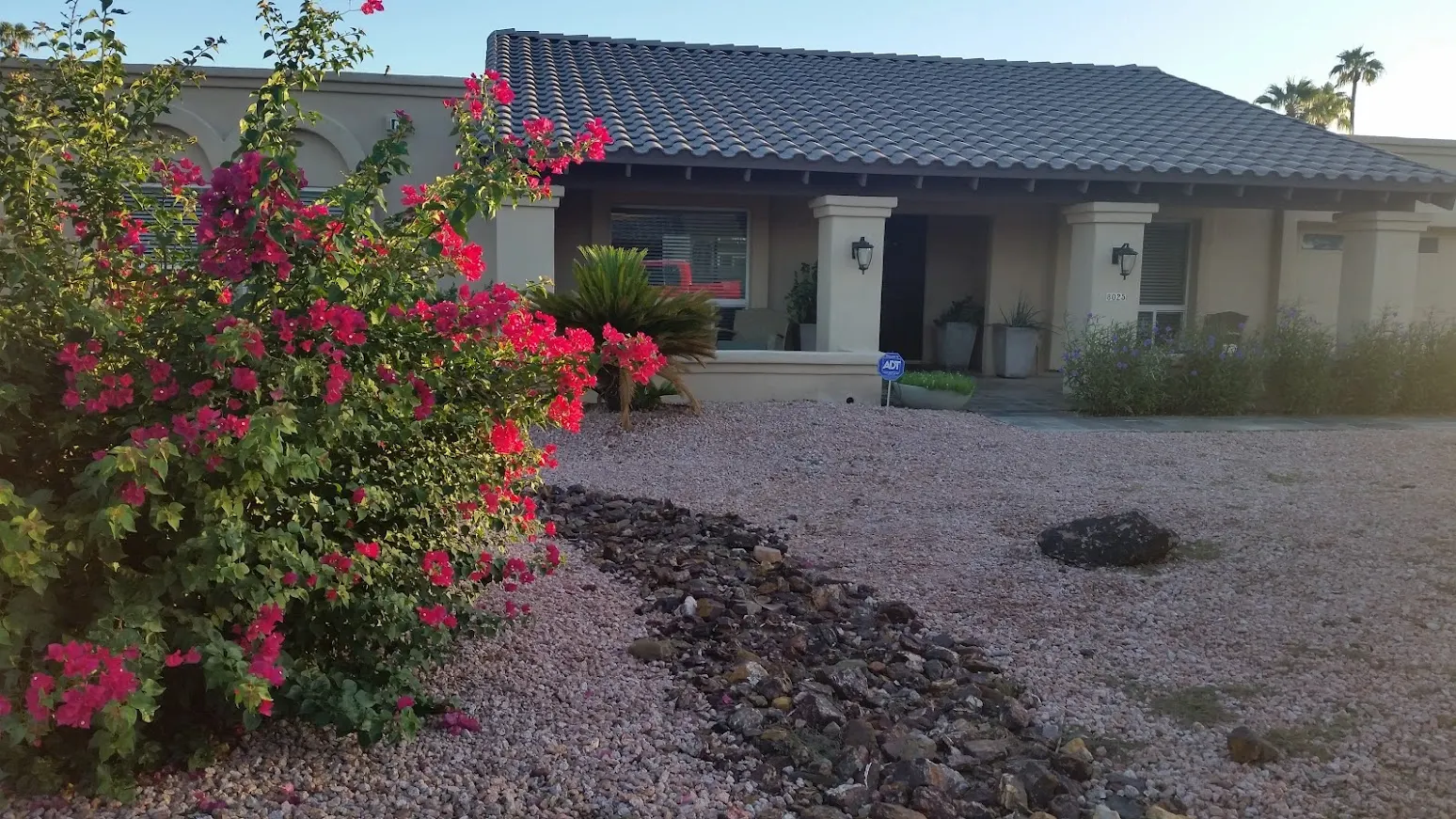 McCormick Ranch contemporary property before the landscape transformation
