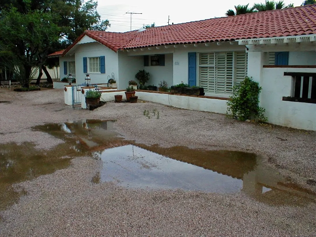 Paradise Valley French Garden front before the transformation