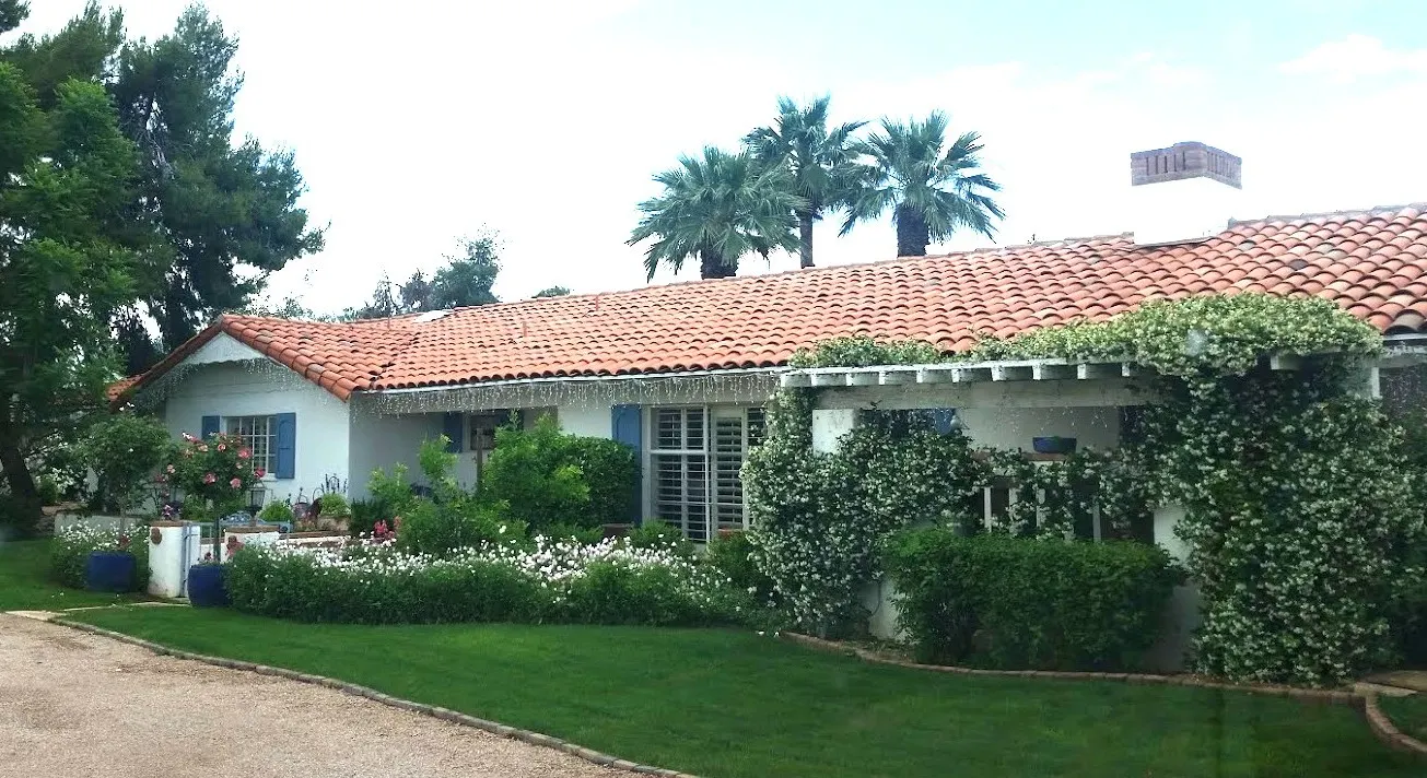 Paradise Valley French Garden front after the transformation
