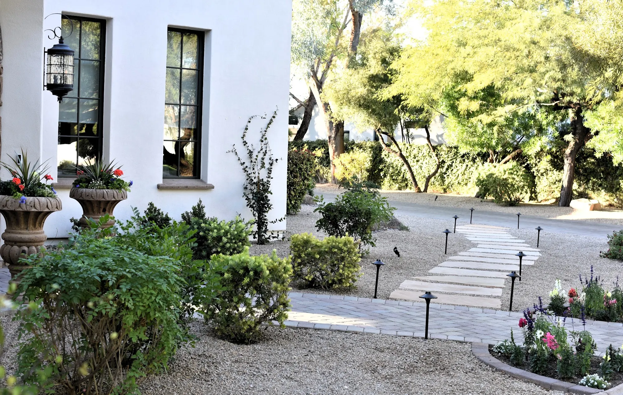 Paradise Valley Retreat side yard after the transformation