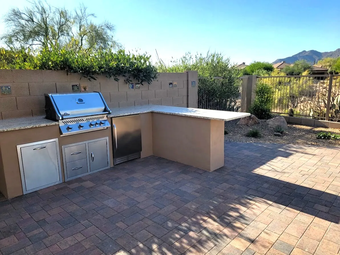 Terravita BBQ area after the update